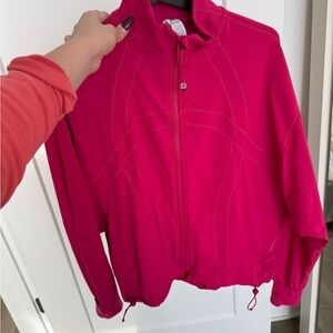 lululemon athletica Women's Fuchsia Bomber NWOT Jacket MUST GO